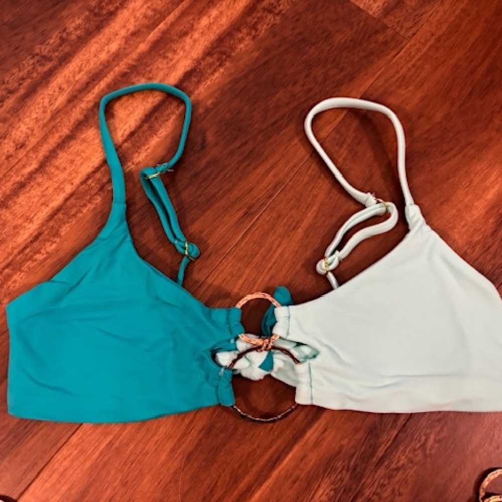 Two-Tone Ring Detail Bikini Set - Picture 4 of 15